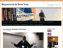 Tablet Screenshot of davidtorija.com